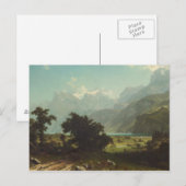 Carte Postale Albert Bierstadt - Lac Lucerne (Devant / Derrière)