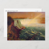 Carte Postale Albert Bierstadt, Niagara Falls. (Devant / Derrière)