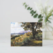 Carte Postale Albert Bierstadt - Olevano (Debout devant)