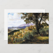 Carte Postale Albert Bierstadt - Olevano (Devant / Derrière)
