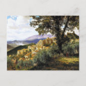 Carte Postale Albert Bierstadt - Olevano (Devant)