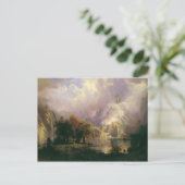 Carte Postale Albert Bierstadt - Paysage des Rocheuses (Debout devant)