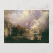 Carte Postale Albert Bierstadt - Paysage des Rocheuses (Devant)