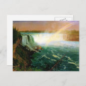 Carte Postale Albert Bierstadt, peintre de Niagara Falls (Devant / Derrière)