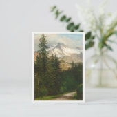 Carte Postale Albert Bierstadt Peinture Neige dans le Haut Pays (Debout devant)