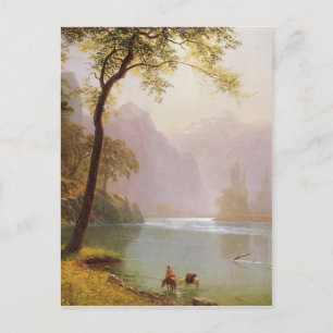 Carte Postale Albert Bierstadt, vallée de la rivière Kerns Calif