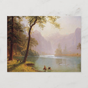 Carte Postale Albert Bierstadt, vallée de la rivière Kerns Calif