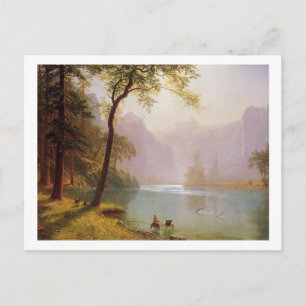 Carte Postale Albert Bierstadt, vallée de la rivière Kerns Calif