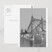 Carte Postale Albert Bridge Londres (Devant / Derrière)