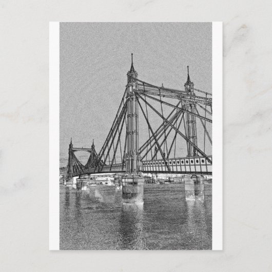 Carte Postale Albert Bridge Londres (Devant)