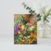 Carte Postale Albert Dürer Lucas : Fraises sauvages et papillons (Debout devant)