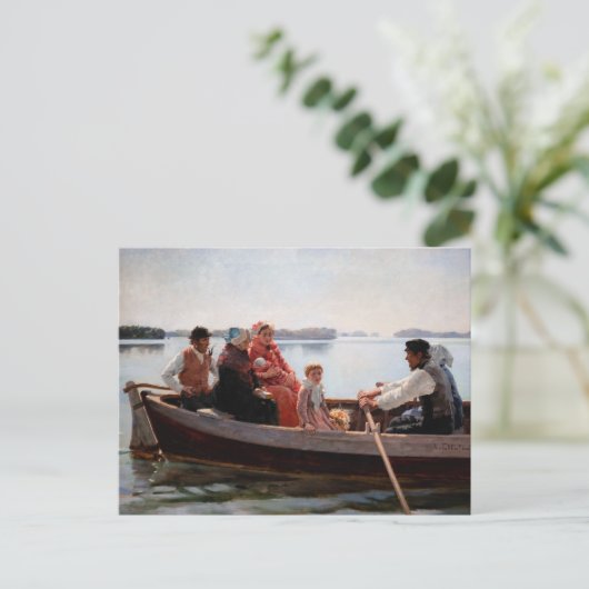 Carte Postale Albert Edelfeel - Aller au baptême (Debout devant)