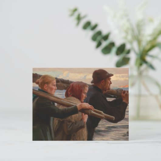 Carte Postale Albert Edelfeel - Dans l'archipel extérieur (Debout devant)