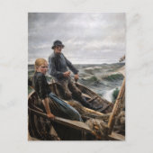 Carte Postale Albert Edelfeel - En mer (Devant)