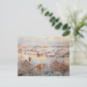 Carte Postale Albert Edelfeel - Jour de décembre (Debout devant)