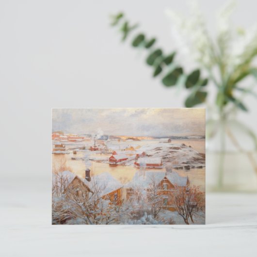 Carte Postale Albert Edelfeel - Jour de décembre (Debout devant)