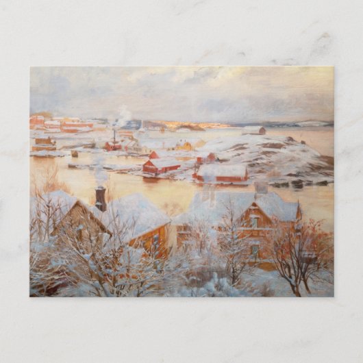 Carte Postale Albert Edelfeel - Jour de décembre (Devant)