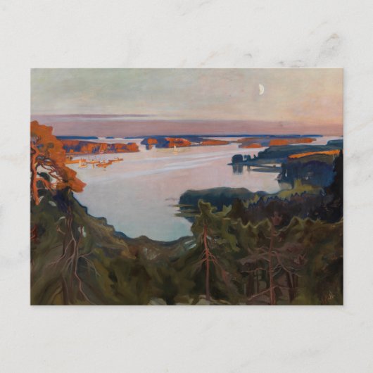 Carte Postale Albert Edelfeel - Vue sur Haikko (Devant)