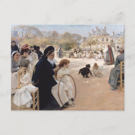 Carte Postale Albert Edelfelt : De Luxemburgse aut Briefkaart (Voorkant)
