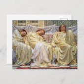 Carte Postale Albert Joseph Moore Dreamers (Devant / Derrière)