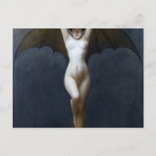 Carte Postale Albert Joseph Penot, Femme de chauve-souris (Devant)