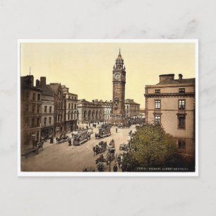 Carte Postale Albert Memorial. Belfast. Co. Antrim, Irlande rare