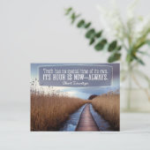 Carte Postale Albert Schweitzer Citation Inspirationnelle "Vérit (Debout devant)