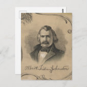 Carte Postale Albert Sidney Johnston (Devant / Derrière)