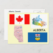 Carte Postale Alberta, Canada (Devant / Derrière)