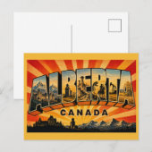Carte Postale Alberta Canada Vintage (Devant / Derrière)