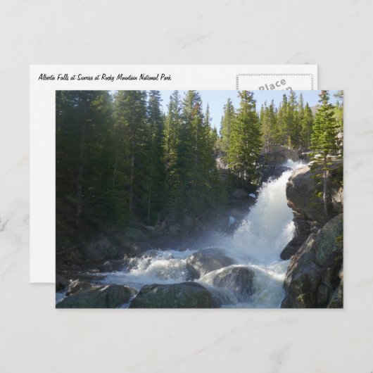 Carte Postale Alberta Falls II (Devant / Derrière)