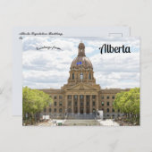 Carte Postale Alberta Legislature Building Alberta Canada (Devant / Derrière)