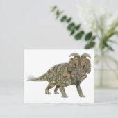 Carte Postale Albertaceratops Dinosaur Regardant vers l'avant (Debout devant)