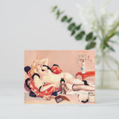 Carte Postale Alberto Vargas Vintage Pin up (Debout devant)