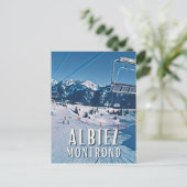 Carte Postale Albiez Montrond Station de ski (Debout devant)