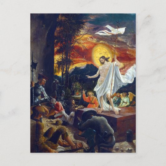 Carte Postale Albrecht Altdorfer La Résurrection du Christ (Devant)