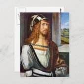 Carte Postale Albrecht Durer - Autoportrait (Devant / Derrière)