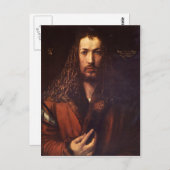 Carte Postale Albrecht Durer - Autoportrait 2 (Devant / Derrière)