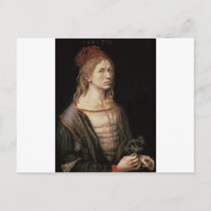 Carte Postale Albrecht Durer - Autoportrait Avec Chardon