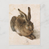 Carte Postale Albrecht Dürer - Junger Hase (Young Hare), 1502 (Devant)