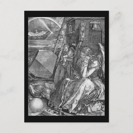 Carte Postale Albrecht Durer Melencolia I (Devant)