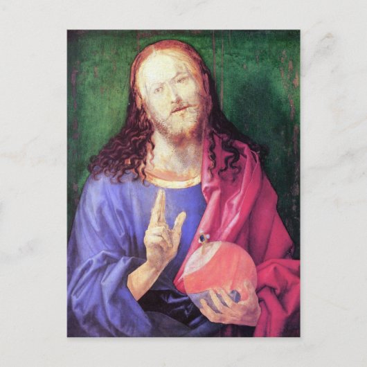 Carte Postale Albrecht Durer - Salvator Mundi (Devant)