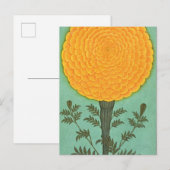 Carte Postale Album de petite taille | A Marigold (Devant / Derrière)