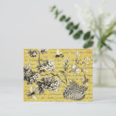 Carte Postale Album photo ancien Abeille et Fleurs française (Debout devant)