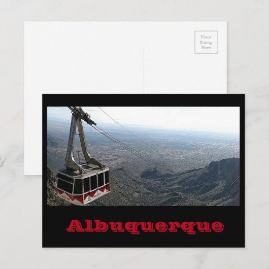 Carte postale Albuquerque (Devant / Derrière)
