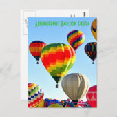 CARTE POSTALE ALBUQUERQUE BALLOON FIESTA POSTCARD (Devant / Derrière)