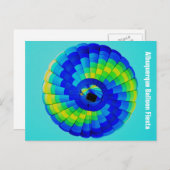 CARTE POSTALE ALBUQUERQUE BALLOON FIESTA POSTCARD (Devant / Derrière)