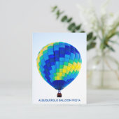 CARTE POSTALE ALBUQUERQUE BALLOON FIESTA POSTCARD (Debout devant)