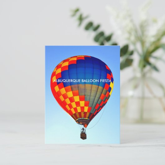CARTE POSTALE ALBUQUERQUE BALLOON FIESTA POSTCARD (Debout devant)