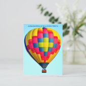 CARTE POSTALE ALBUQUERQUE BALLOON FIESTA POSTCARD (Debout devant)